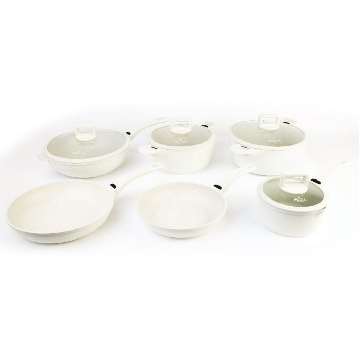 BATERIA TERMO 10 PIEZAS, COLOR CREMA