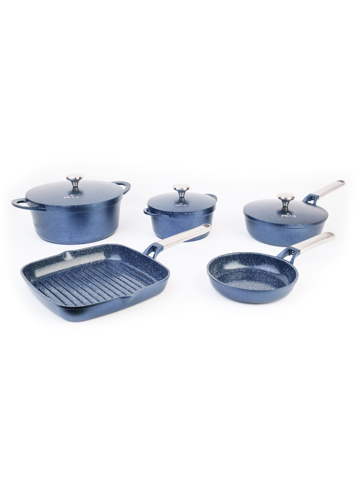 BATERIA LISBOA 8 PIEZAS, COLOR AZUL