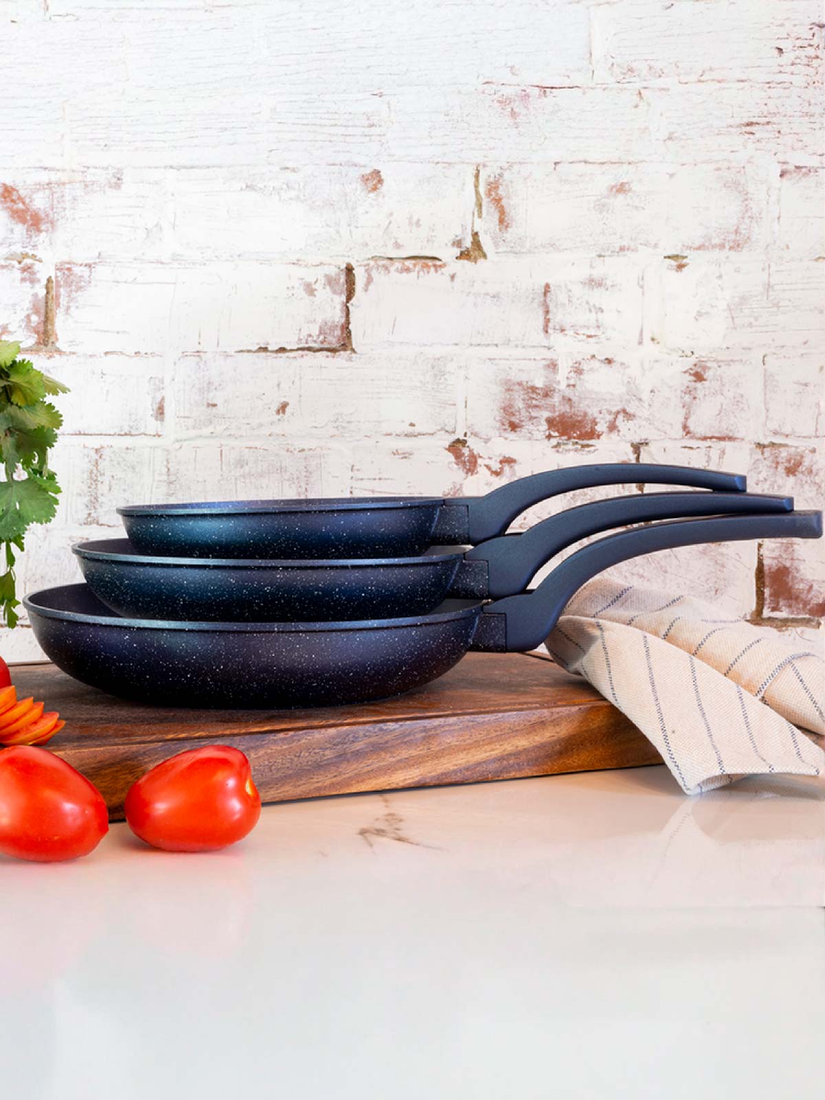 SET DE SARTENES DAVINCI, COLOR AZUL - Imagen 2